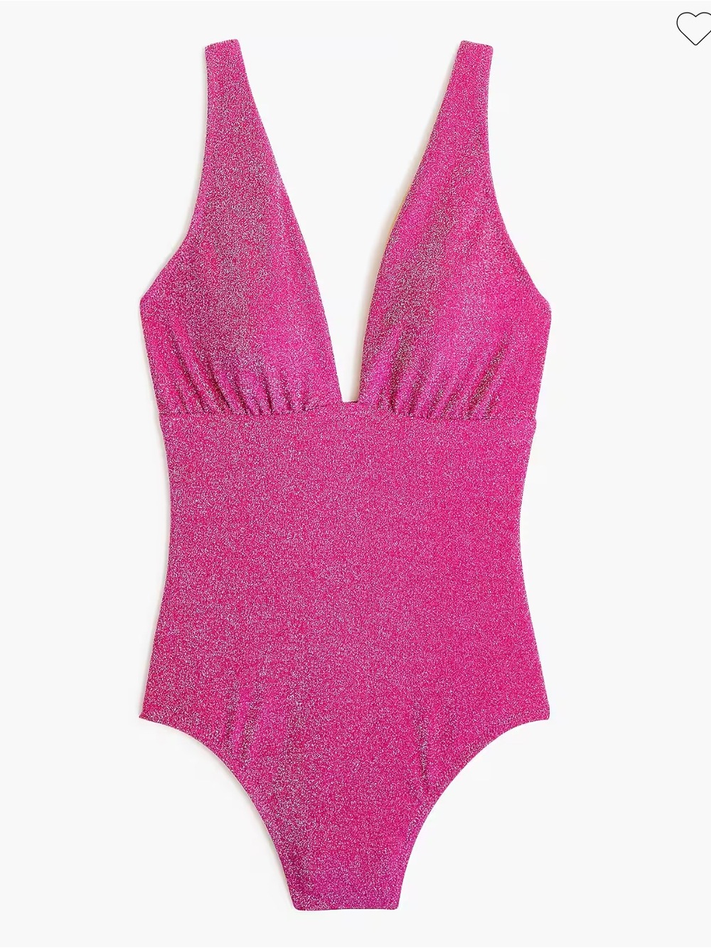 J. Crew Pink Metallic One-Piece Swimsuit